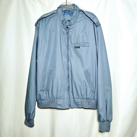 🛑 Vintage 80's Knightsbridge For Men Members Only Zip-up Jacket Size Large - Picture 1 of 8